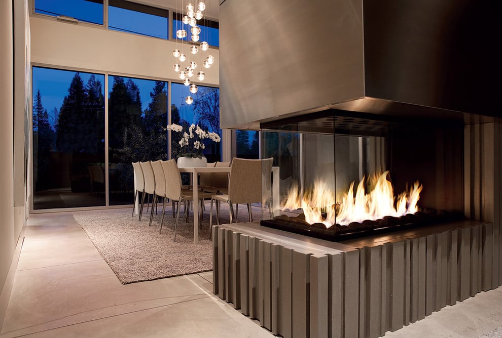 glass fireplaces