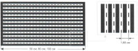 Calorique Infrarot Heizfolien Set 50 cm breit, 0,5 m² 150 W/m² mit Schutzschirmung