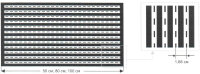 CALORIQUE Infrared heating foil set, 100 cm Width with Protective Shielding