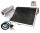 CALORIQUE Infrarot Heizfolien Set 80 cm breit mit Schutzschirmung