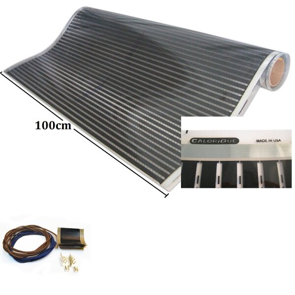 Calorique® - Infrared Heating Foil Kit, 100 cm width 2 m² 220 W/m²