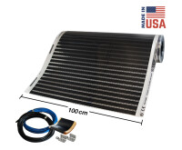 Calorique® - Infrared Heating Foil Kit, 100 cm width 17 m² 90 W/m²