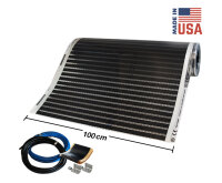 Calorique® - Infrared Heating Foil Kit, 100 cm width 20 m² 150 W/m²