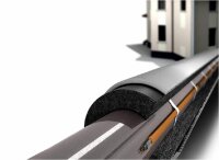 Calorique SLL heating cable 16W/m self-regulating premium - outer jacket for indoor and outdoor use - pre-assembled with plug - 7m