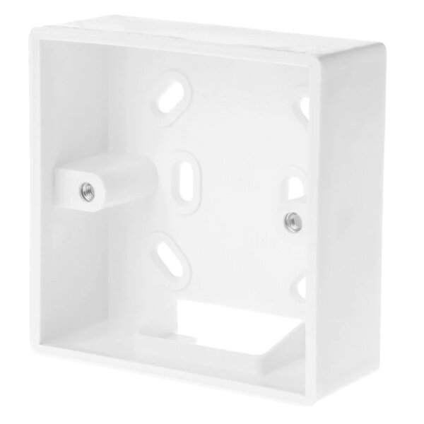 Surface-mounted box for thermostats