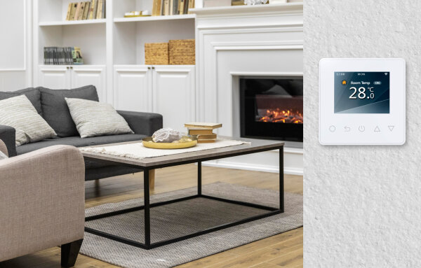 Thermostat  with WiFi and colour display ThermoLife ET81W - White