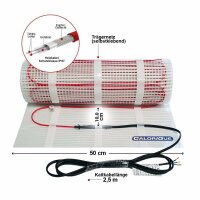 Calorique ECO Twin-Heizkabelmatten elektrische Fußbodenheizung 150W/m²  / 1,5 m²