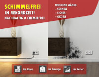 Calorique Sockelheizung – Schimmelentferner – Selbstregulierendes Heizkabel