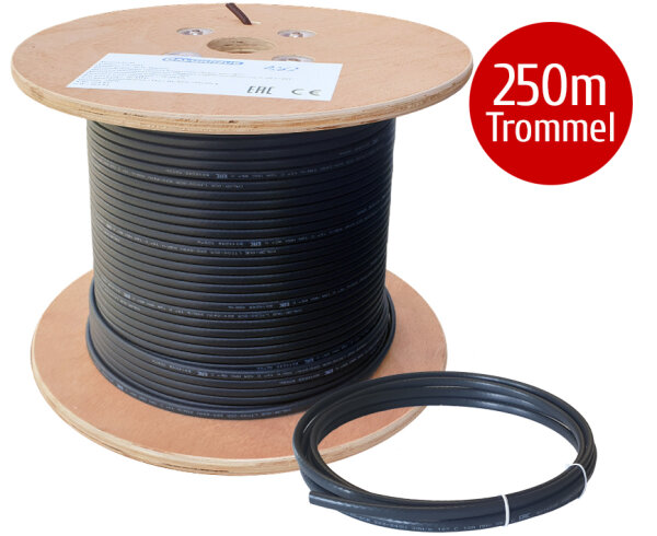250 rm on the drum - CALORIQUE LTC heating cable 30 W/m self-regulating high quality outer jacket outdoor use