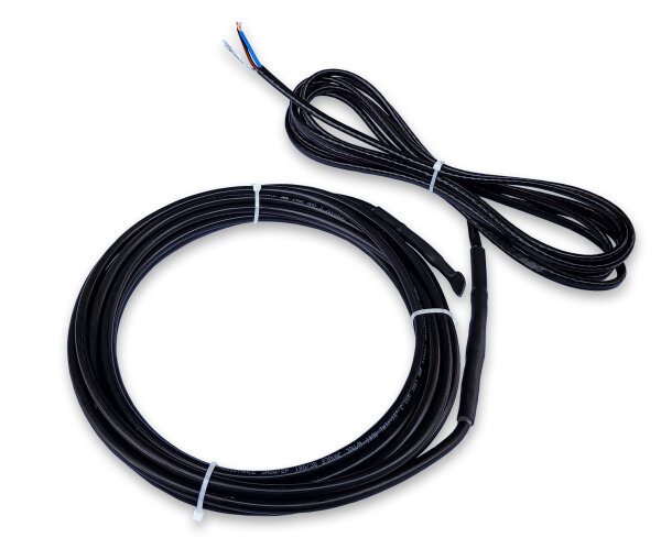 Pre-assembled 30 W/m resistance heating cable SNOW/2P for de-icing outdoor surfaces, open terraces, driveways, access roads, outdoor stairs - 16m