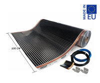 Infrarot Heizfolien NEO Set 100 cm breit - 16 m² 150...